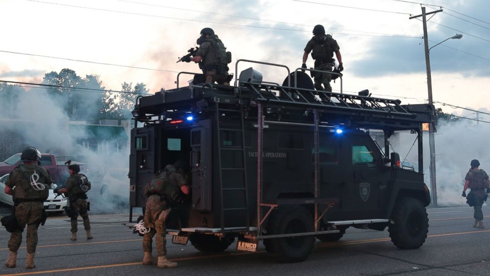 Ferguson Police Van